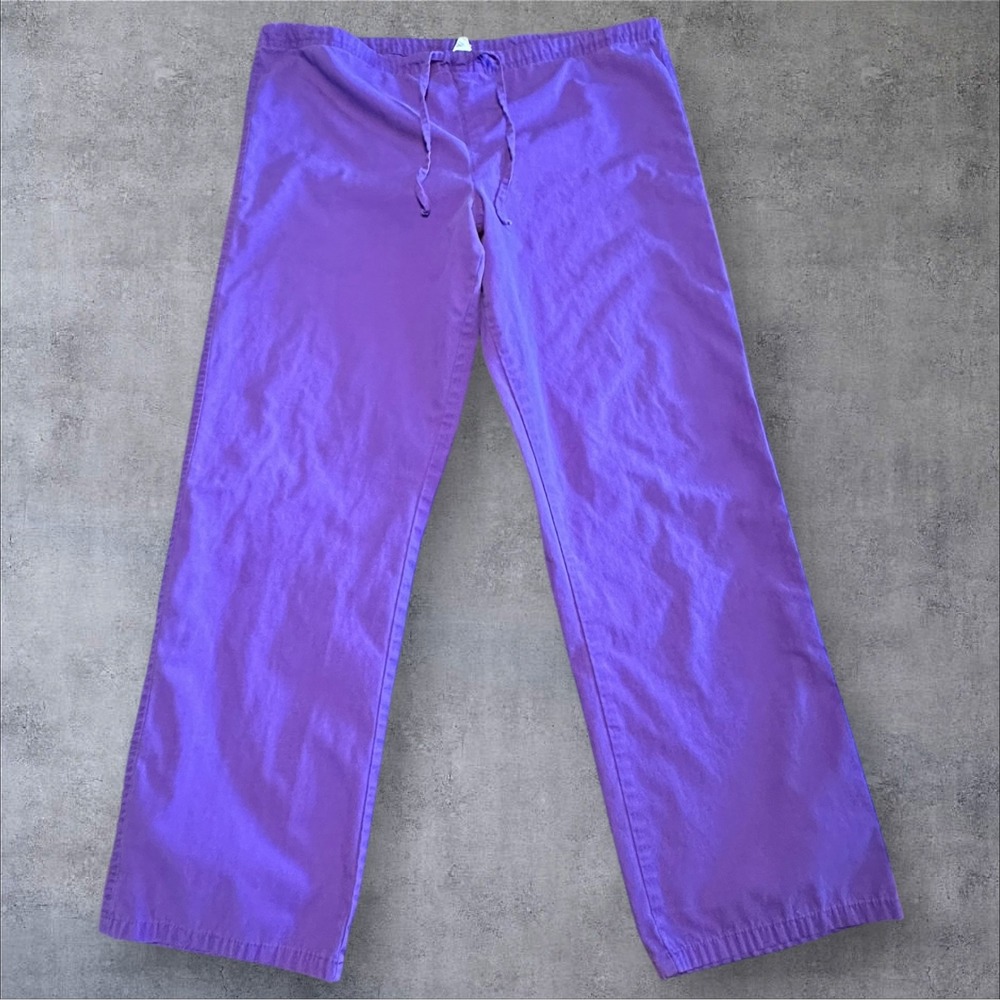 Lot of 6 Women's Scrub‎ Pants Size Medium Solid Colors Medical Workwear - Picture 7 of 14